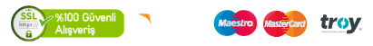 Güvenli Ödeme — Visa, Mastercard, Maestro, Troy
